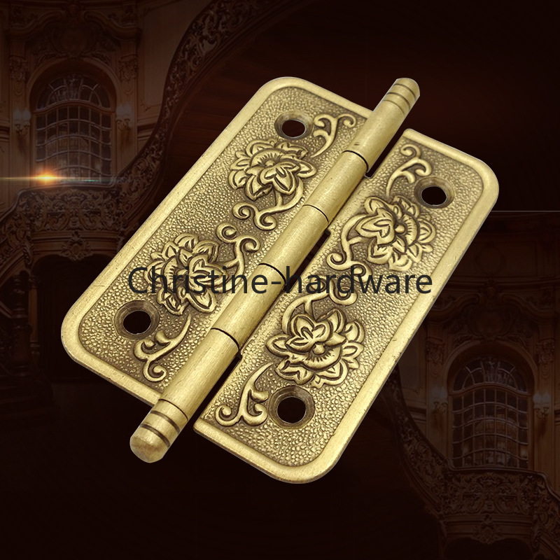 Furniture Hardware Types - 2 Pieces Thick Solid Brass Heavy-Duty