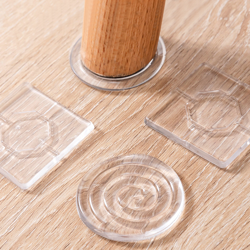 Furniture Leg Set - yes3585 4PCS/set Transparent Silicone Furniture Foot