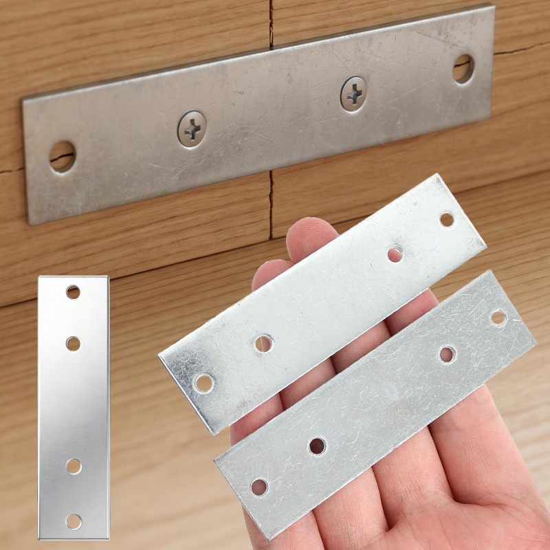 Furniture Hardware Supply - 6/1PCS Heavy Duty Straight Brace Brackets