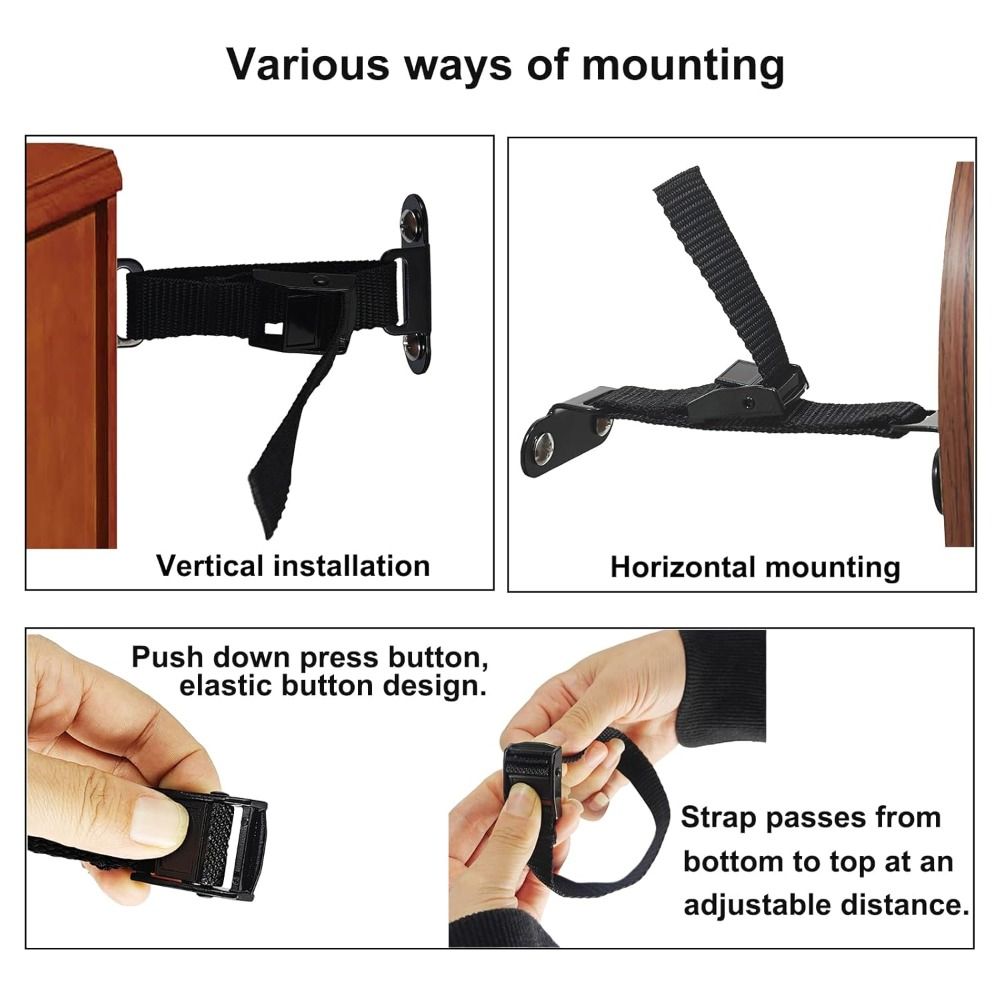 Furniture Hardware Manufacturers - Easy Install Earthquake Proof Furniture Anchors
