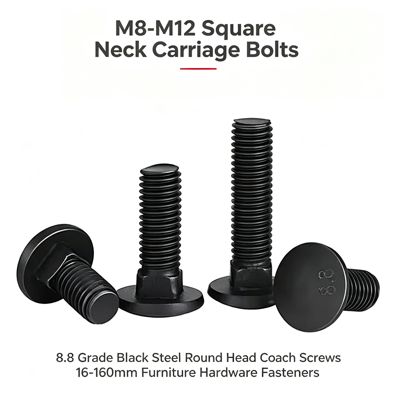 M8-M12 Square Neck Carriage Bo - Furniture Grade Hardware ulasan dan harga