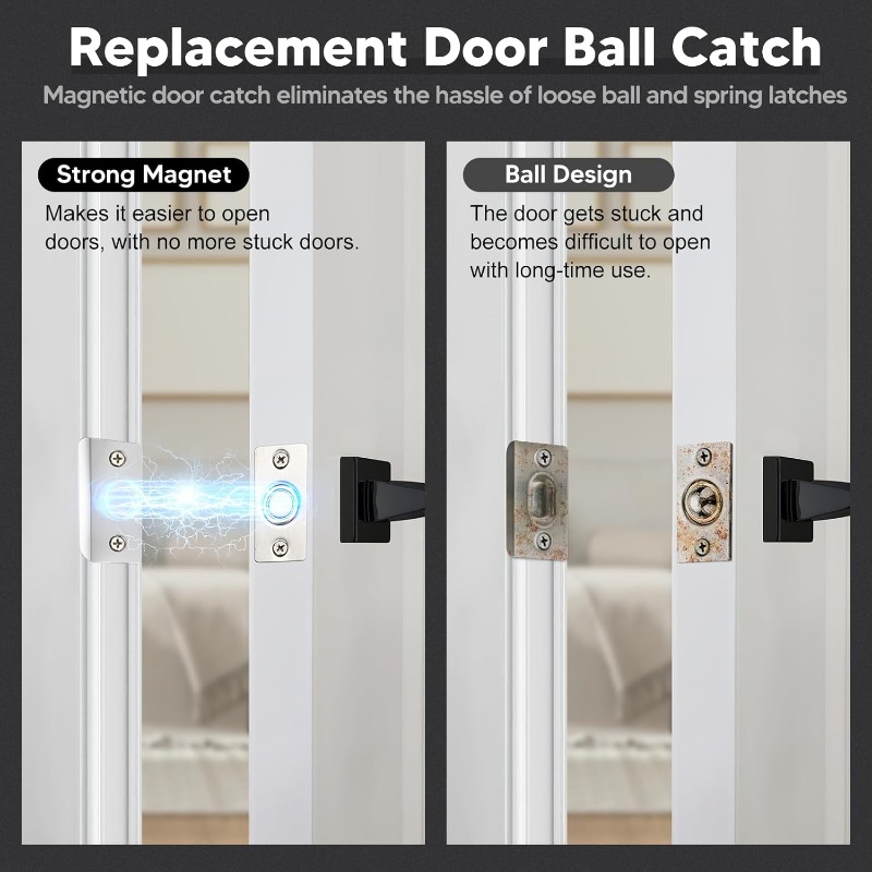 2PCS Invisible Magnetic Door C - Magnetic Catch Door ulasan dan harga