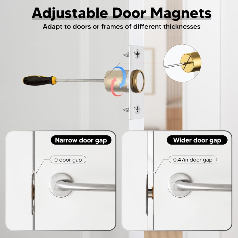2PCS Invisible Magnetic Door C - Magnetic Catch Door ulasan dan harga