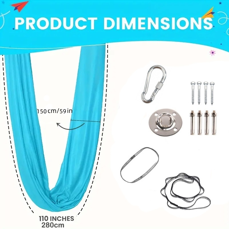 1.5*2.8m Elastic Swing Hammock - Furniture Joinery Hardware ulasan dan harga
