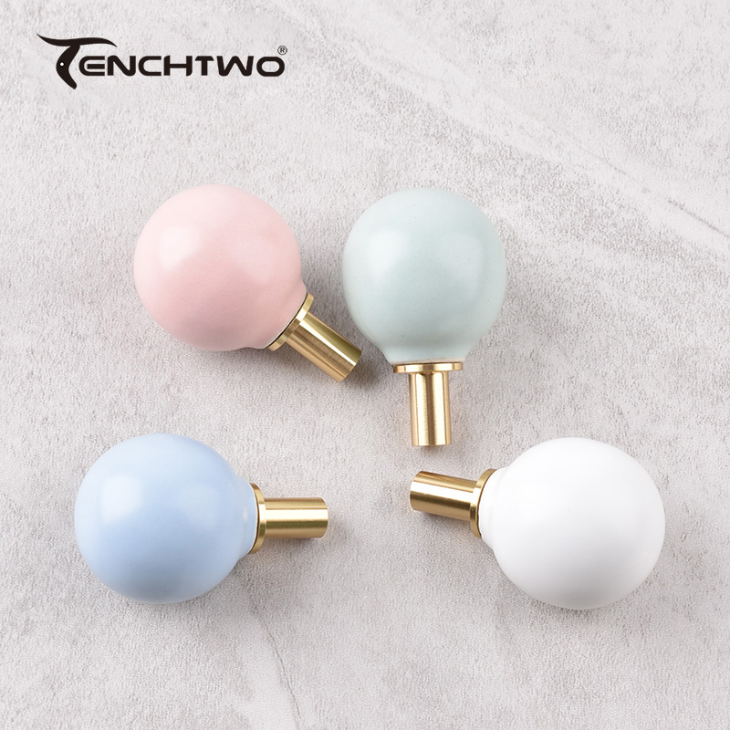 Round Ceramic Hook Clothes Han - Furniture Hardware Manufacturers ulasan dan harga