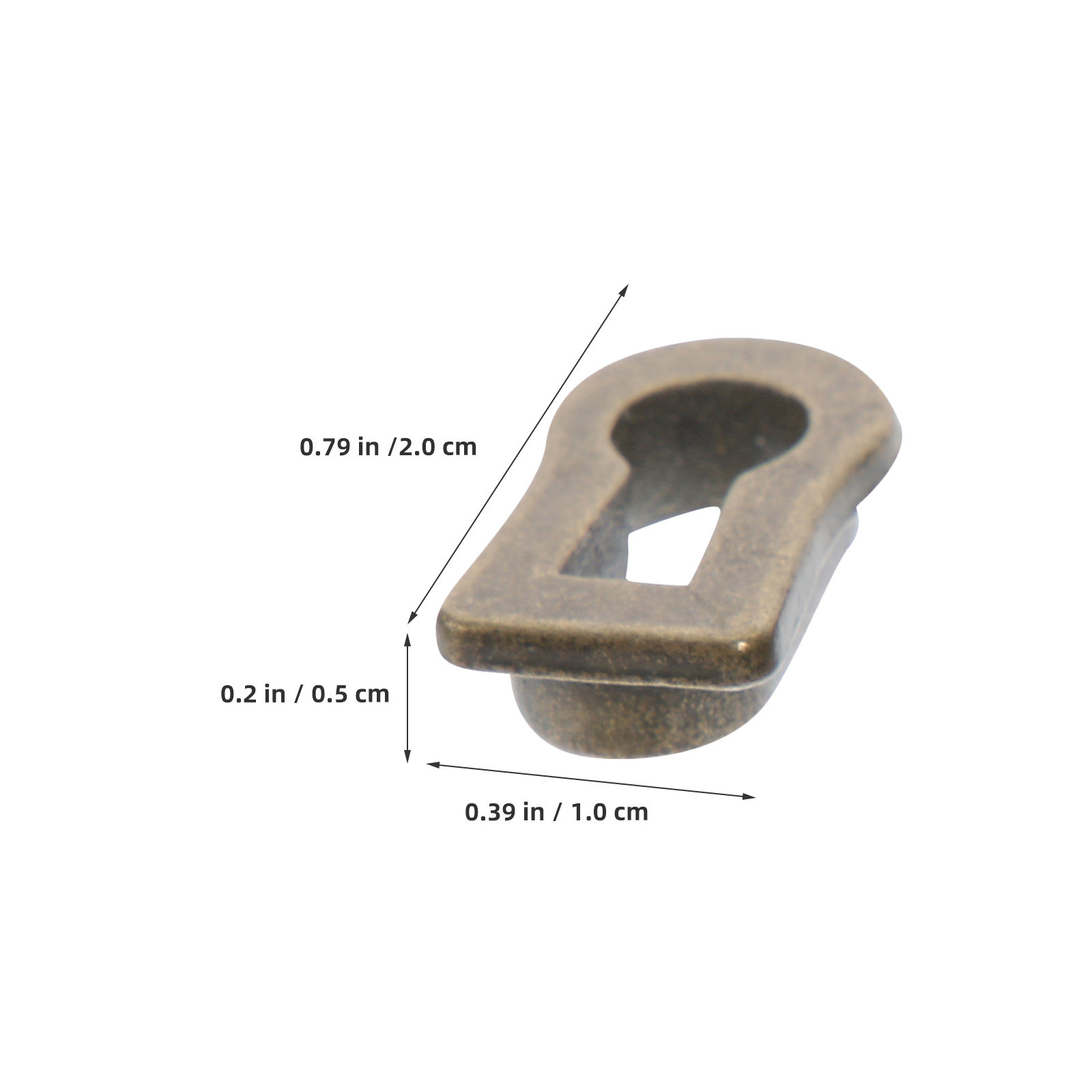 12Pcs Oval Zinc Alloy Keyhole  - Furniture Hardware Manufacturers ulasan dan harga