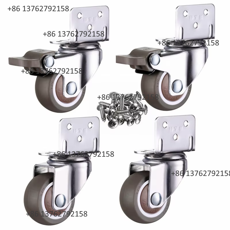4Pcs Soft Rubber Quiet Swivel  - Furniture Hardware Replacement ulasan dan harga