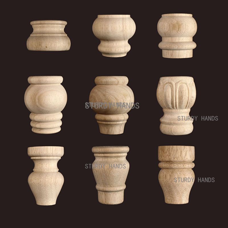 1pc Furniture Round Solid Wood - Furniture Hardware Replacement ulasan dan harga
