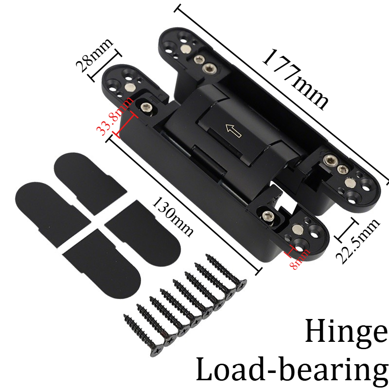 Black Hydraulic Door Hinges 2D - Furniture Hardware Types ulasan dan harga