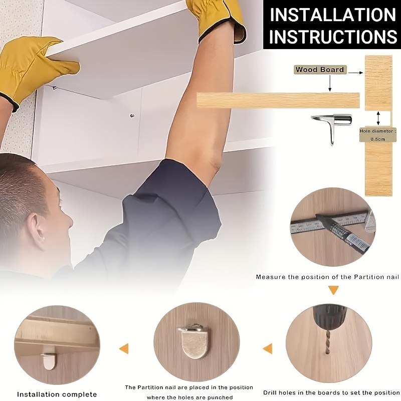 Metal Shelf Support Pegs, 2 St - Furniture Hardware Types ulasan dan harga
