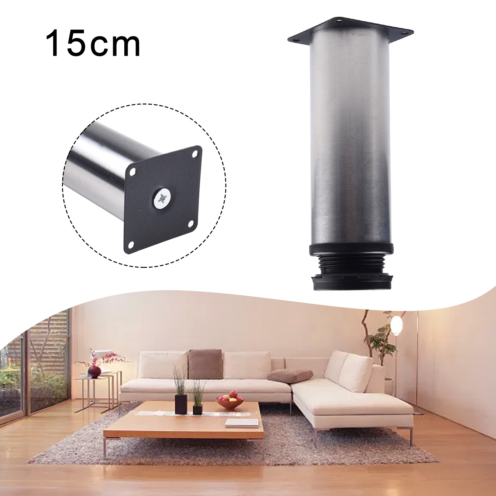 Stainless Steel Furniture Leg  - Furniture Hardware Replacement ulasan dan harga