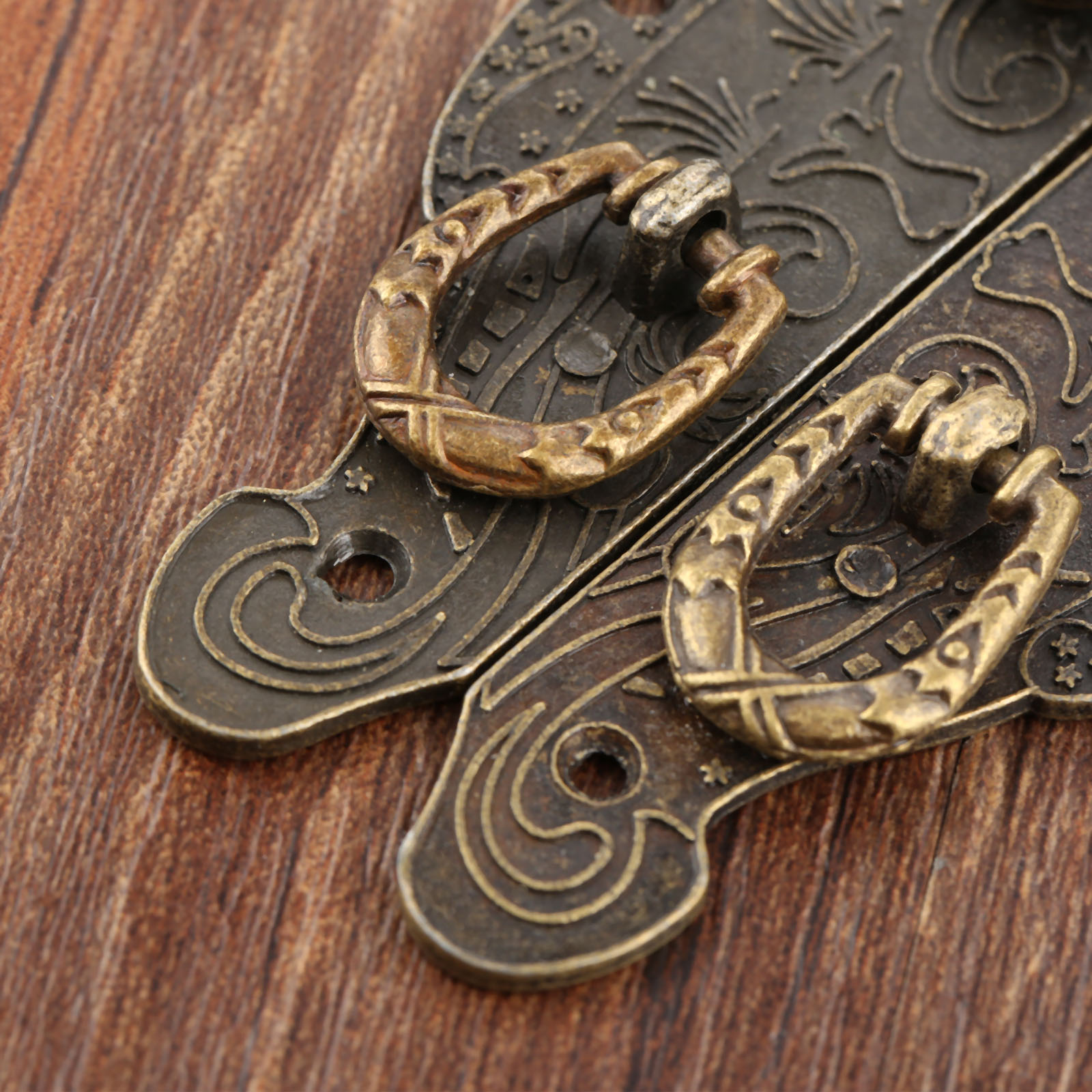 1PC Antique Box Latch Hasp Vin - Furniture Hardware Manufacturers ulasan dan harga
