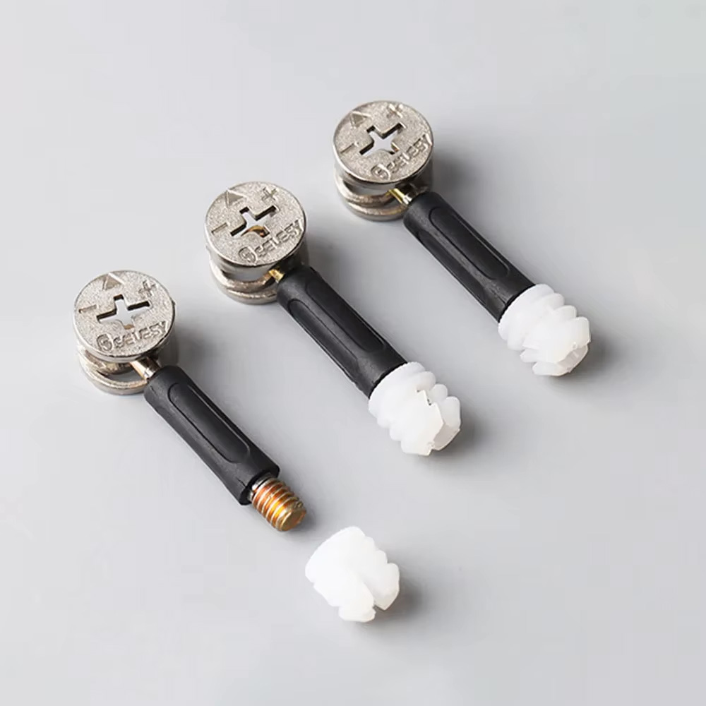 50/100Pcs 3 in 1 Furniture Con - Furniture Joinery Hardware ulasan dan harga