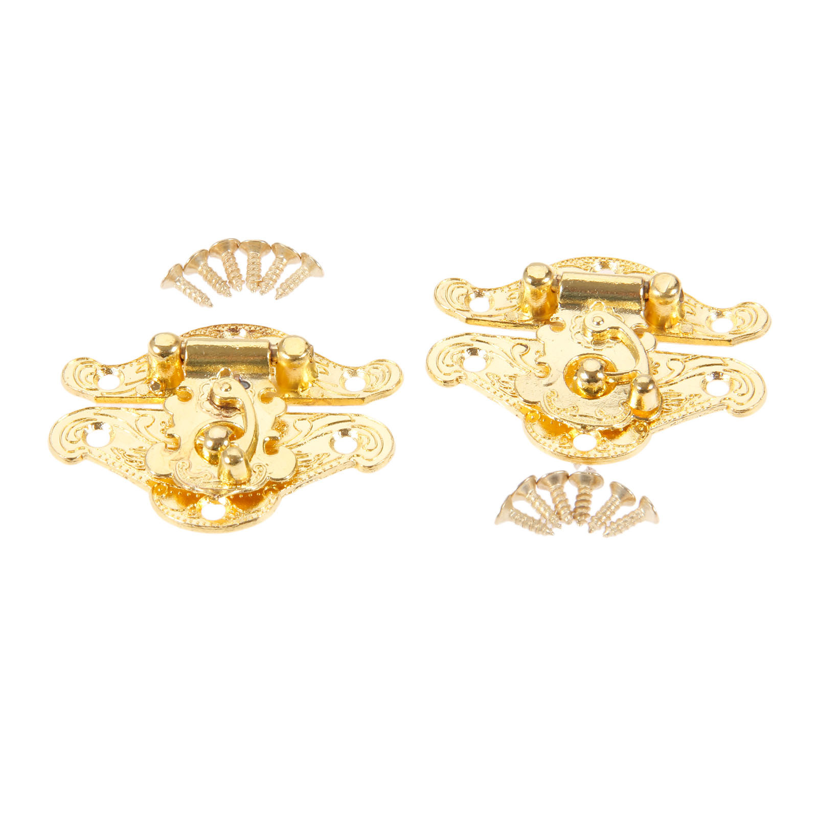 DRELD 2Pcs Antique Gold Box La - Furniture Hardware Manufacturers ulasan dan harga