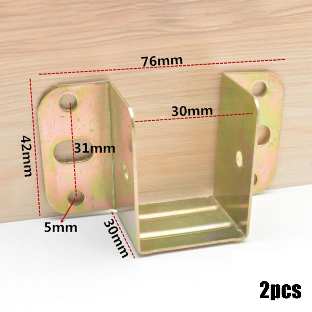 2pcs U Shaped Metal Bed Bracke - Furniture Joinery Hardware ulasan dan harga