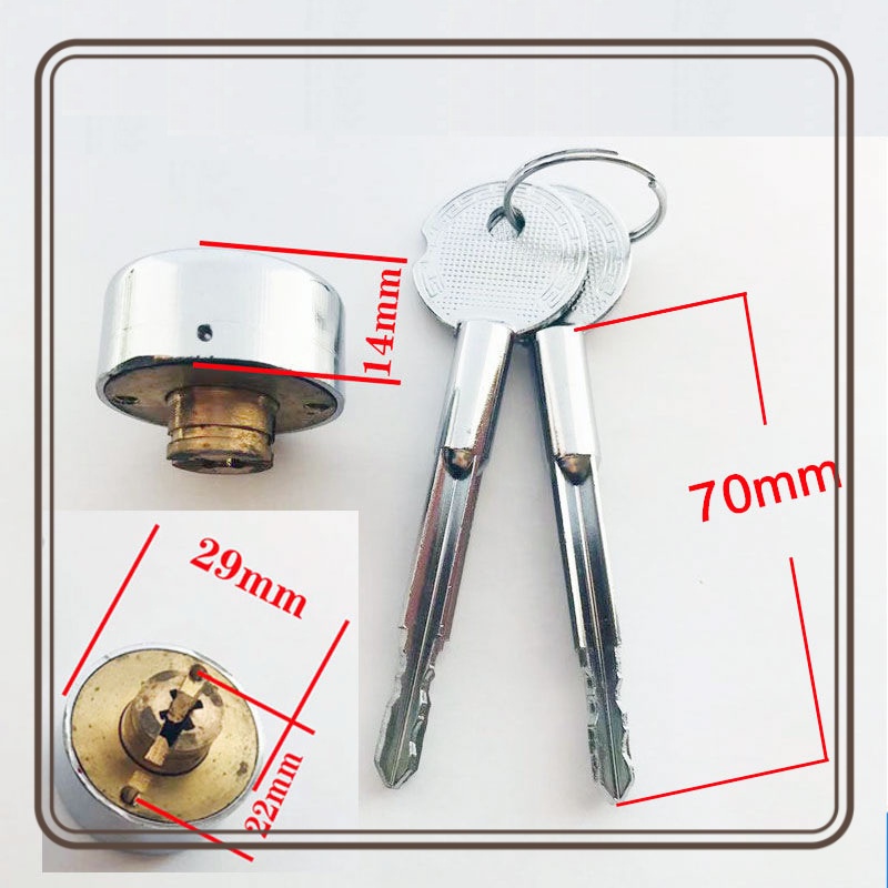 Safe Lock Core Cross Key Emerg - Furniture Hardware Manufacturers ulasan dan harga