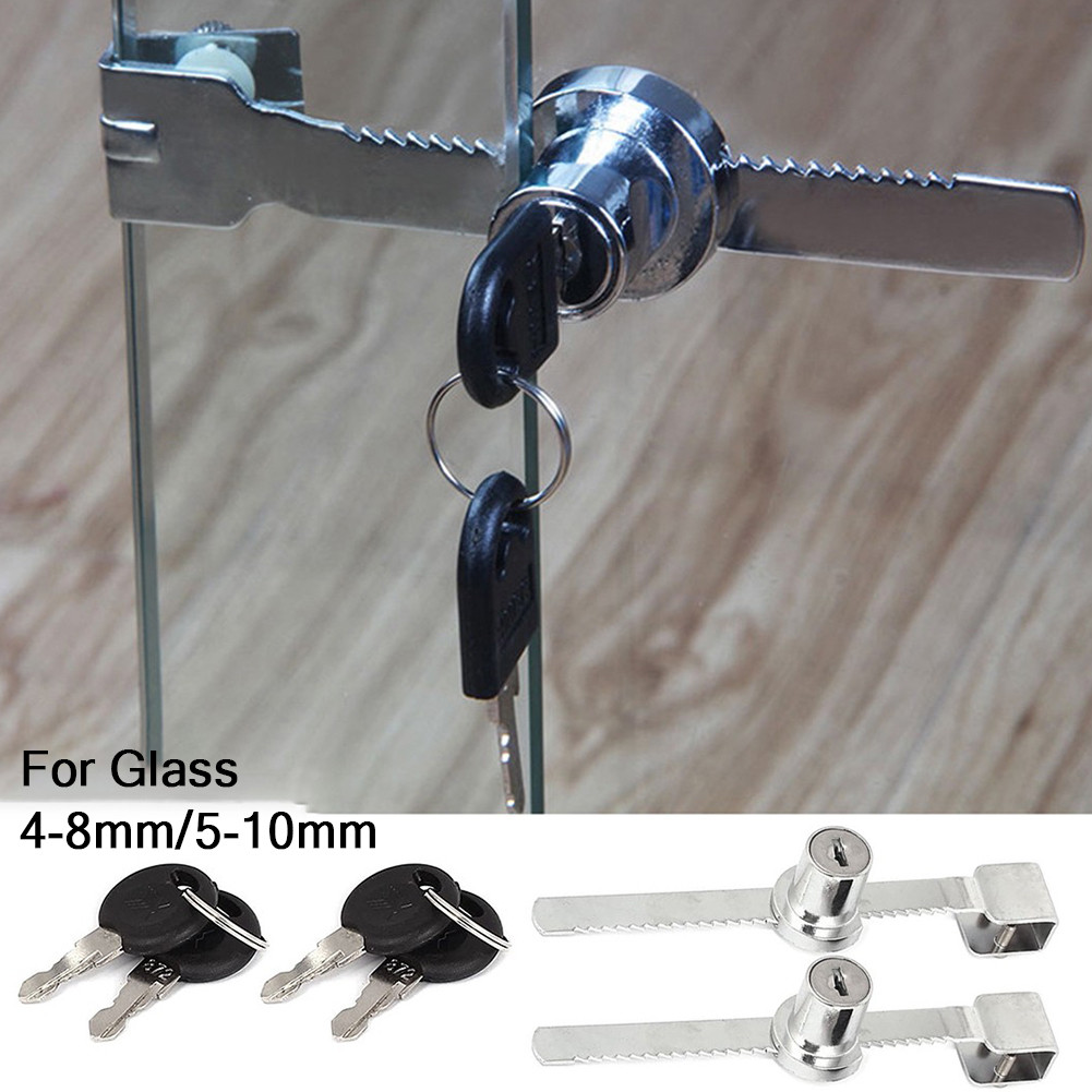 1pc Lock Cabinet Sliding Glass - Furniture Joinery Hardware ulasan dan harga