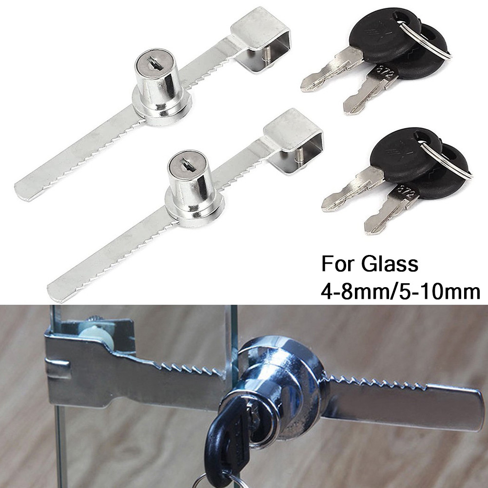 1pc Lock Cabinet Sliding Glass - Furniture Joinery Hardware ulasan dan harga