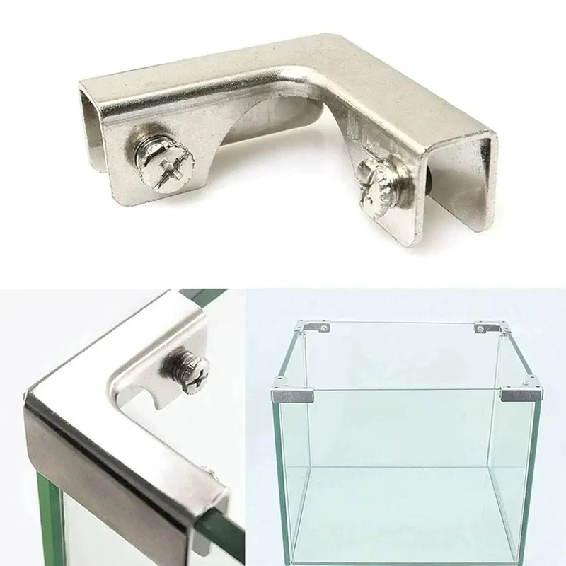 4Pcs L Type Glass Fixing Clip  - Furniture Hardware Types ulasan dan harga