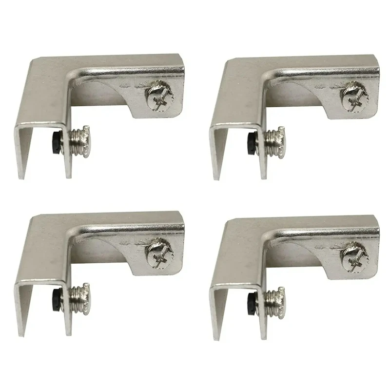 4Pcs L Type Glass Fixing Clip  - Furniture Hardware Types ulasan dan harga