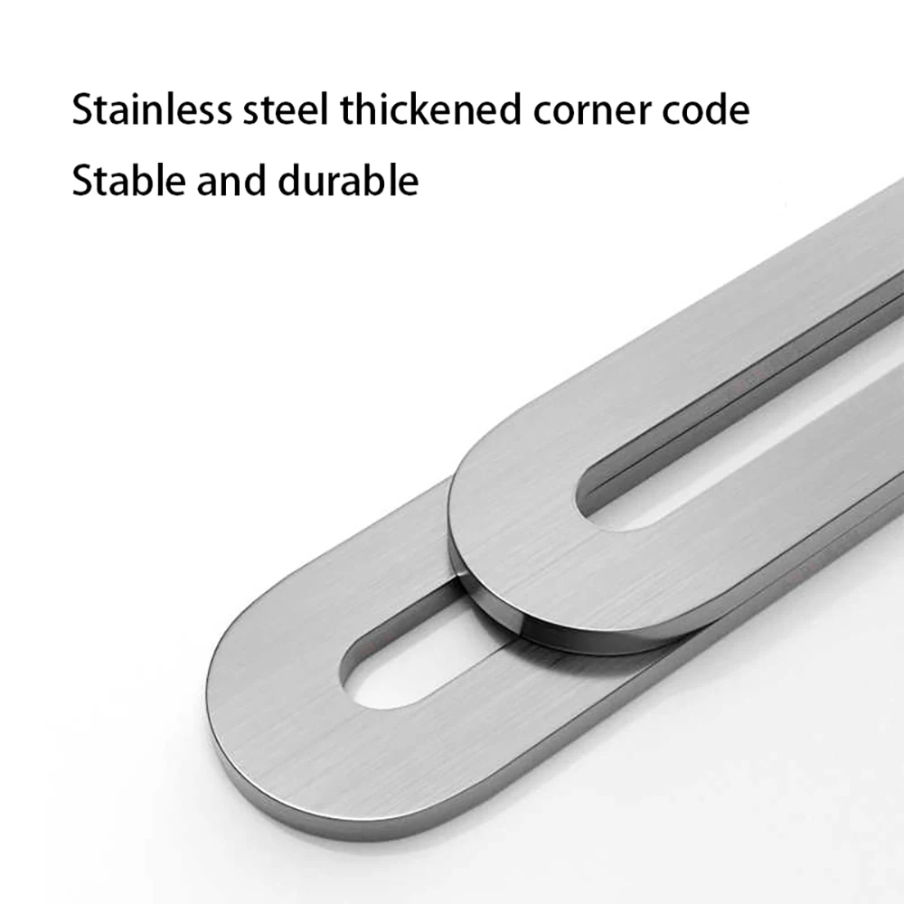 White Stainless Steel L/T Type - Furniture Hardware Types ulasan dan harga