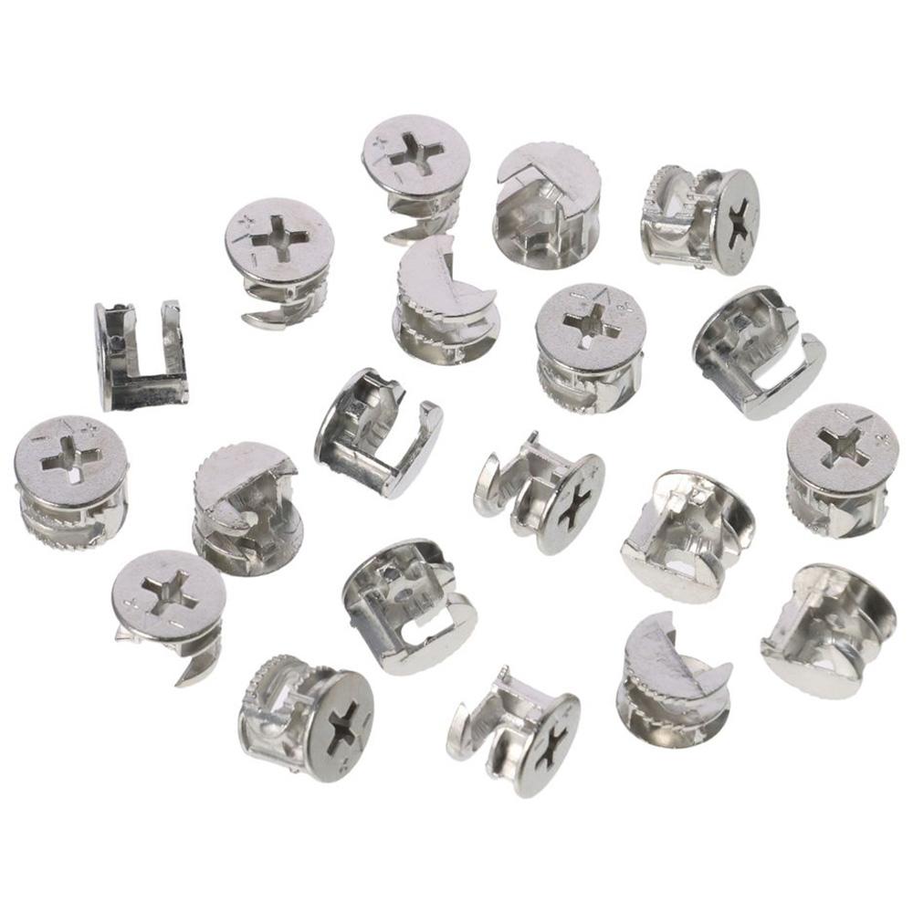 20PCS Zinc Cam Lock Nut Durabl - Furniture Joinery Hardware ulasan dan harga