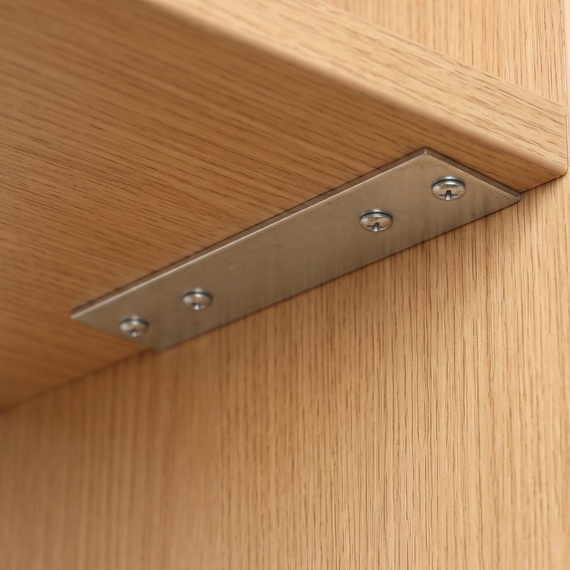 6/1PCS Heavy Duty Straight Bra - Furniture Hardware Supply ulasan dan harga