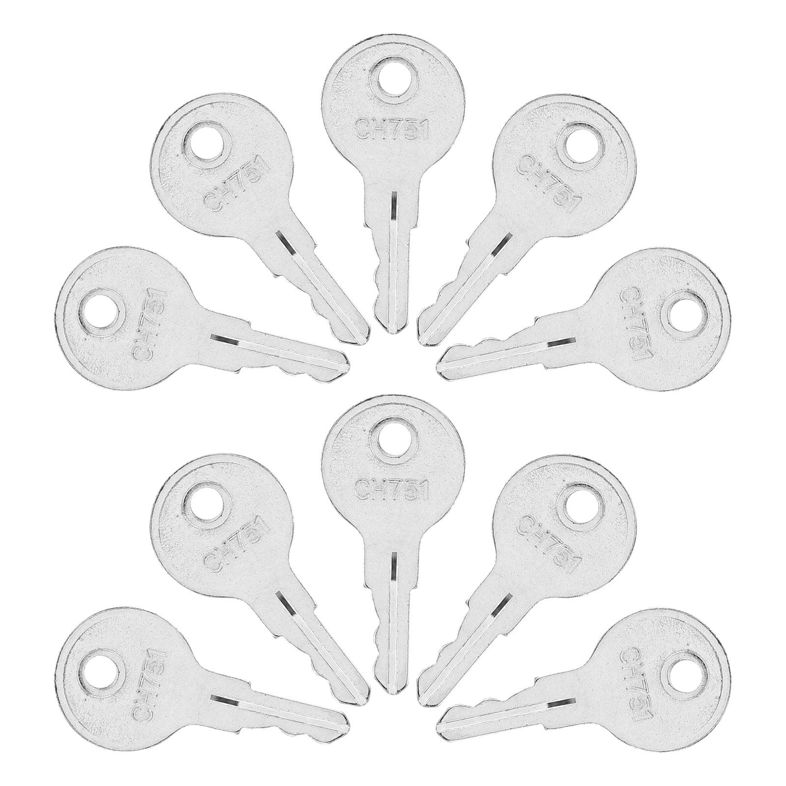 10Pcs Universal Rv Keys Heavy  - Cabinet Lock Key ulasan dan harga