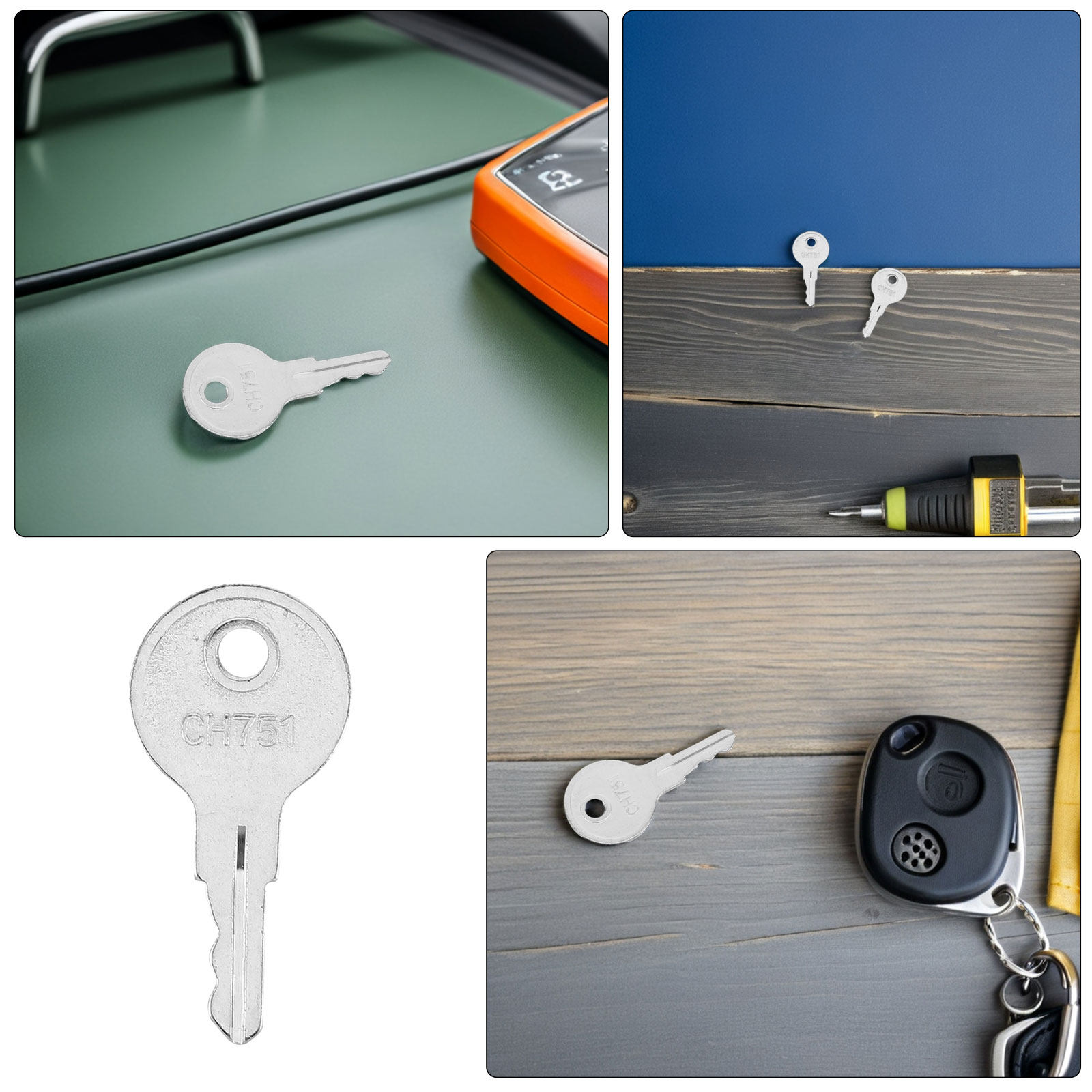10Pcs Universal Rv Keys Heavy  - Cabinet Lock Key ulasan dan harga