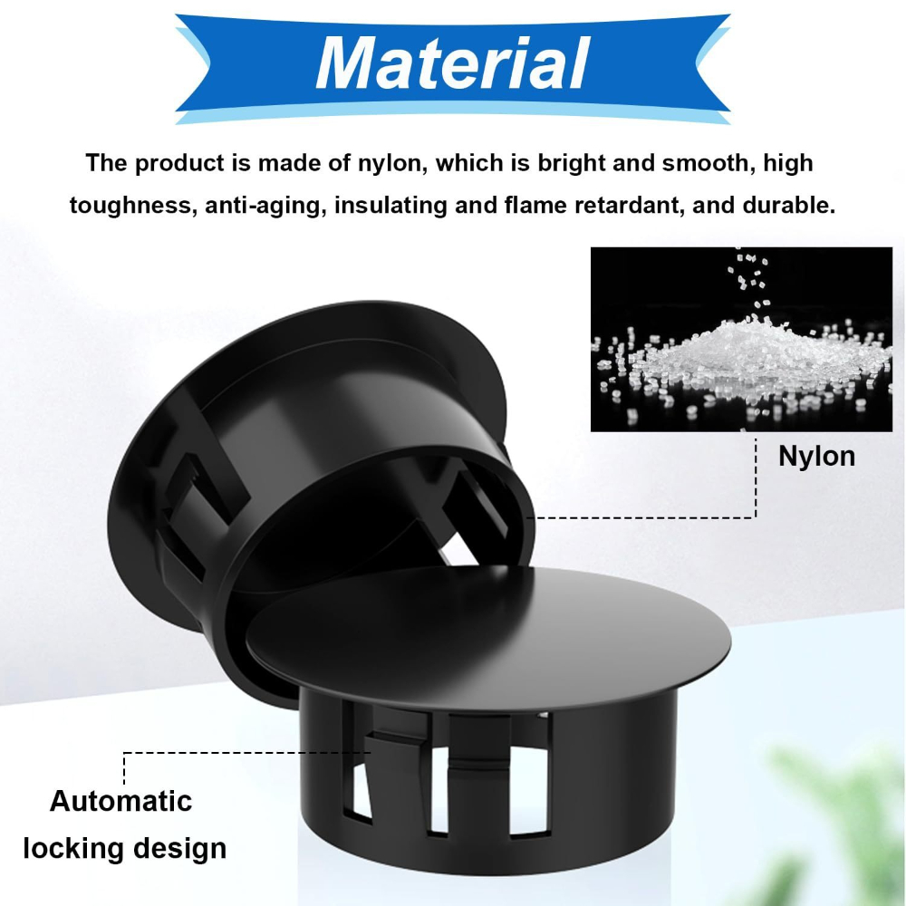 135pcs Black Cover Screw-type  - Furniture Hardware Types ulasan dan harga