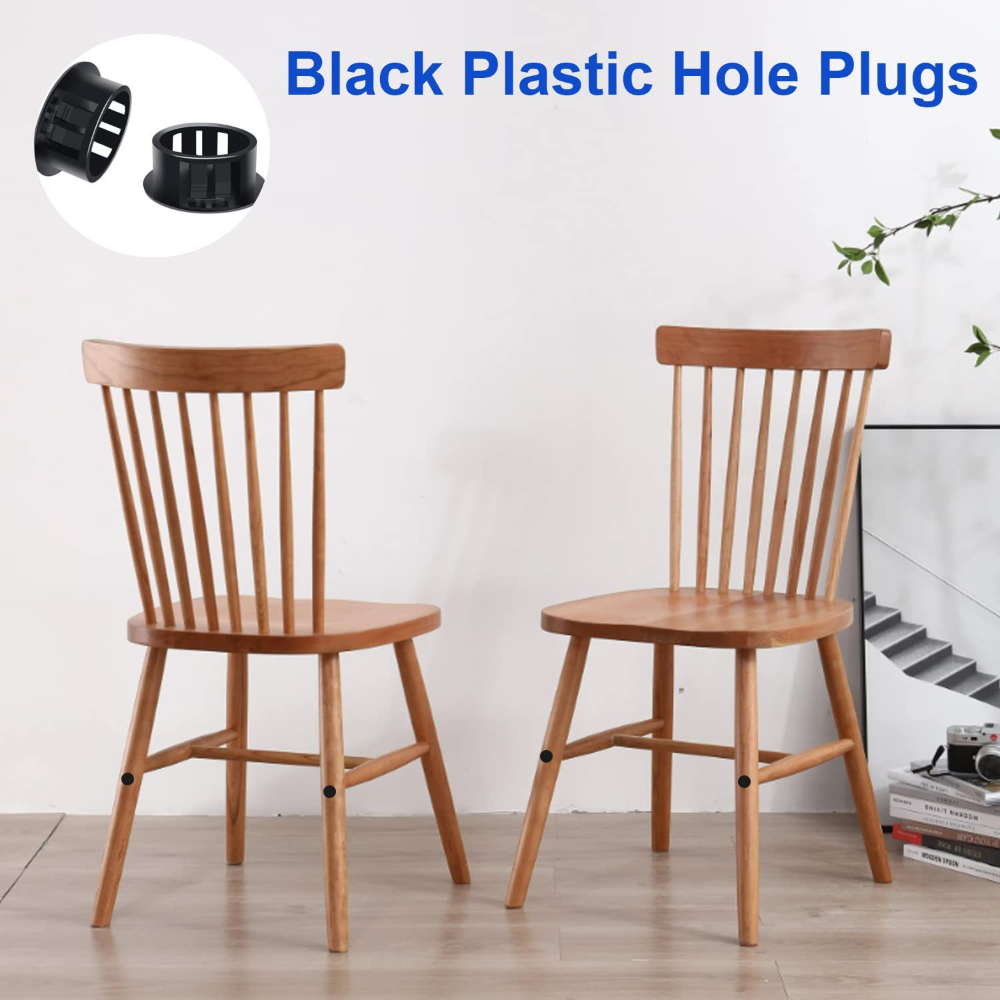 135pcs Black Cover Screw-type  - Furniture Hardware Types ulasan dan harga
