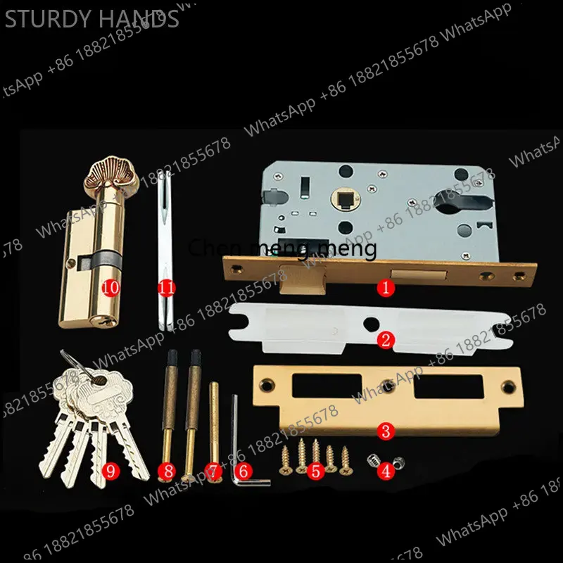 High Grade Pure Copper Door Lo - Furniture Grade Hardware ulasan dan harga