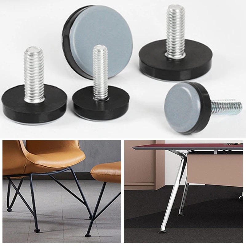 10Pcs Round Thread Levelers M6 - Furniture Leg Set ulasan dan harga