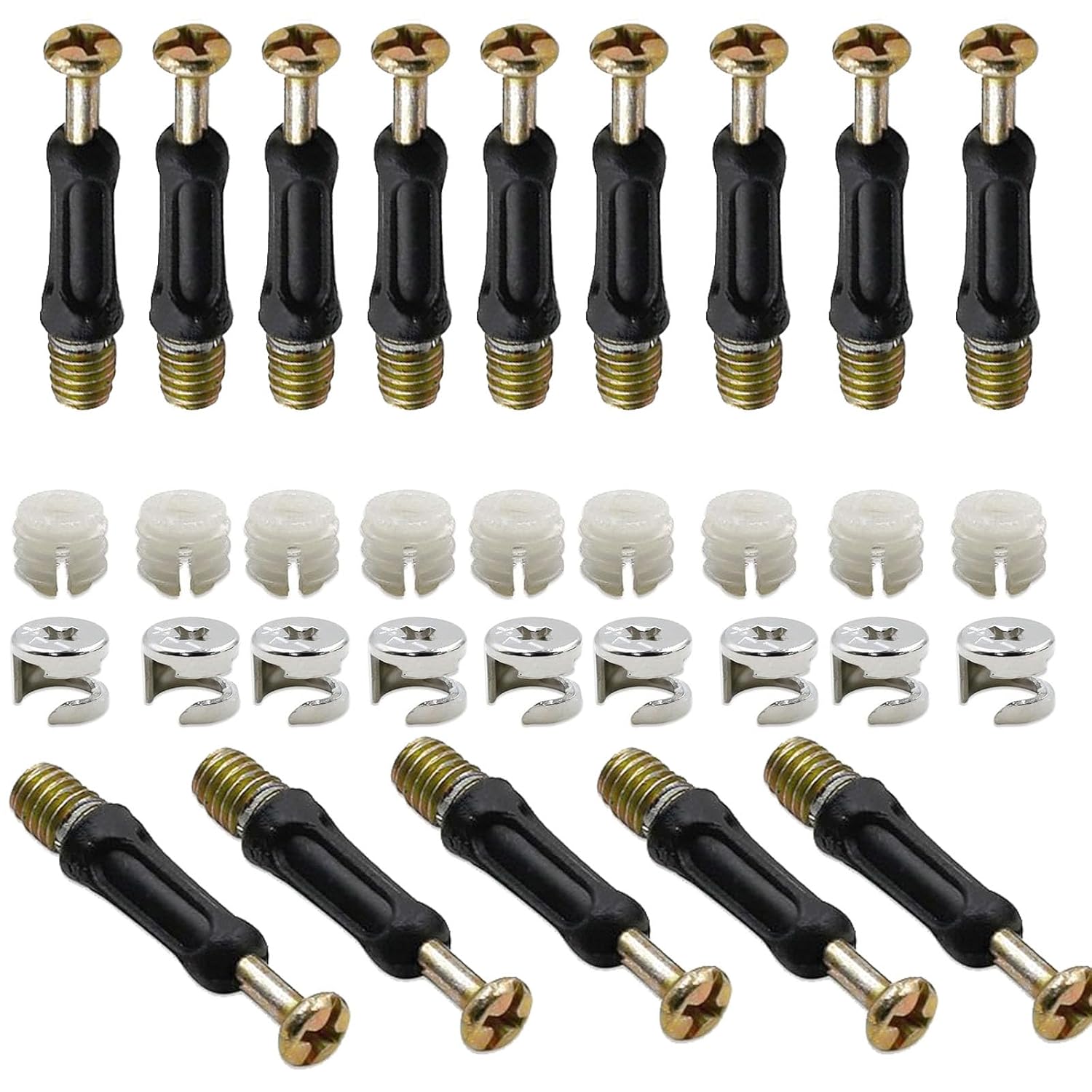50 Sets 3 in 1 Furniture Conne - Furniture Joinery Hardware ulasan dan harga