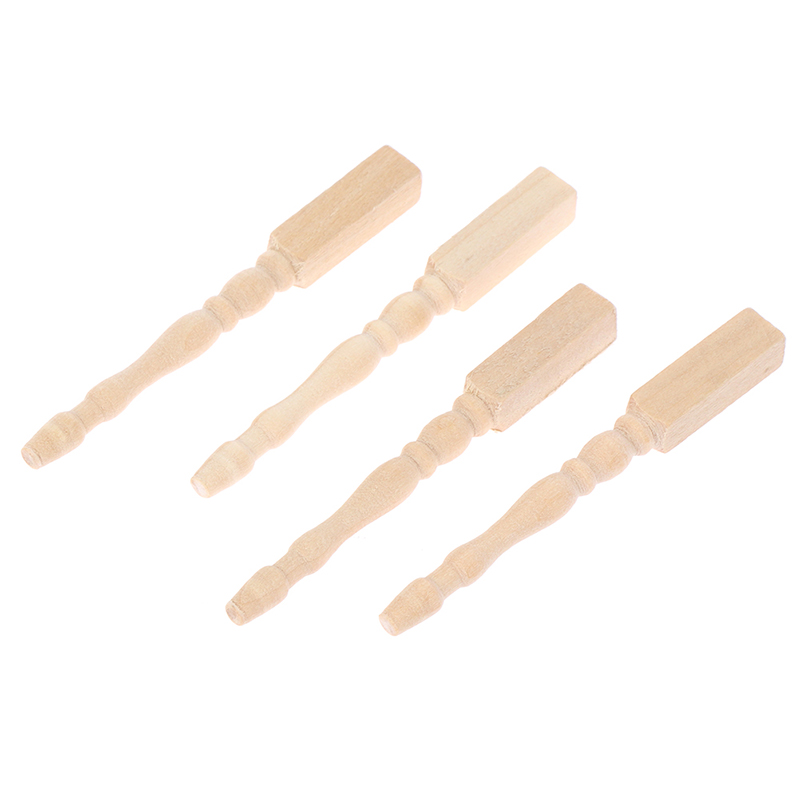 ●4pcs/set 1:12 Dollhouse Minia - Furniture Leg Set ulasan dan harga