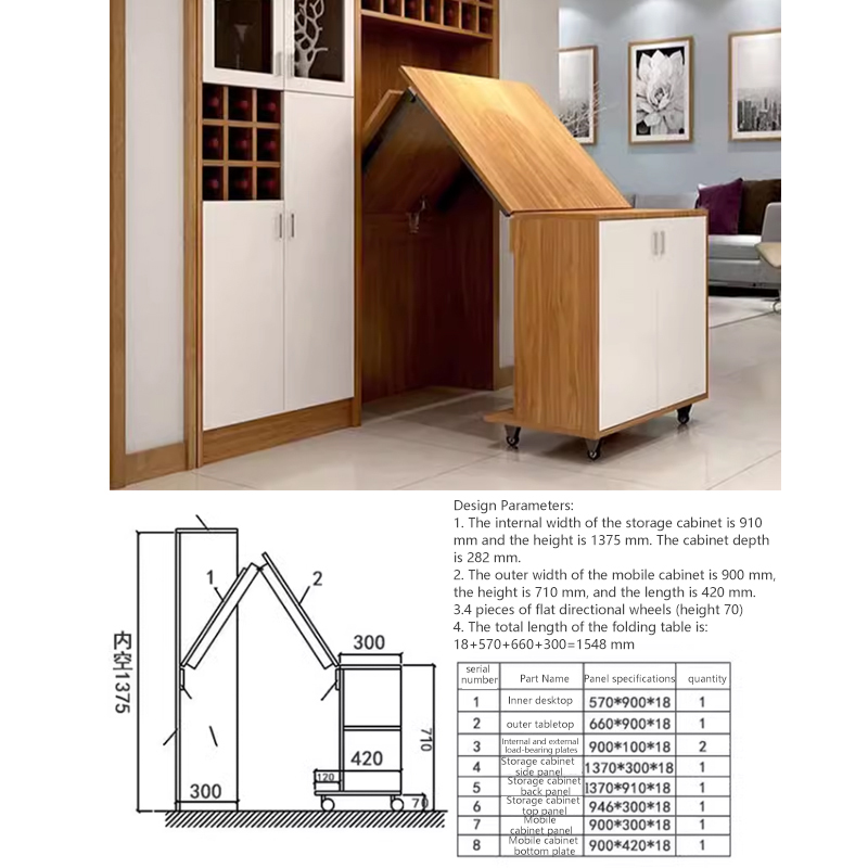 Flip Up Folding Table Extendab - Furniture Hardware Types ulasan dan harga