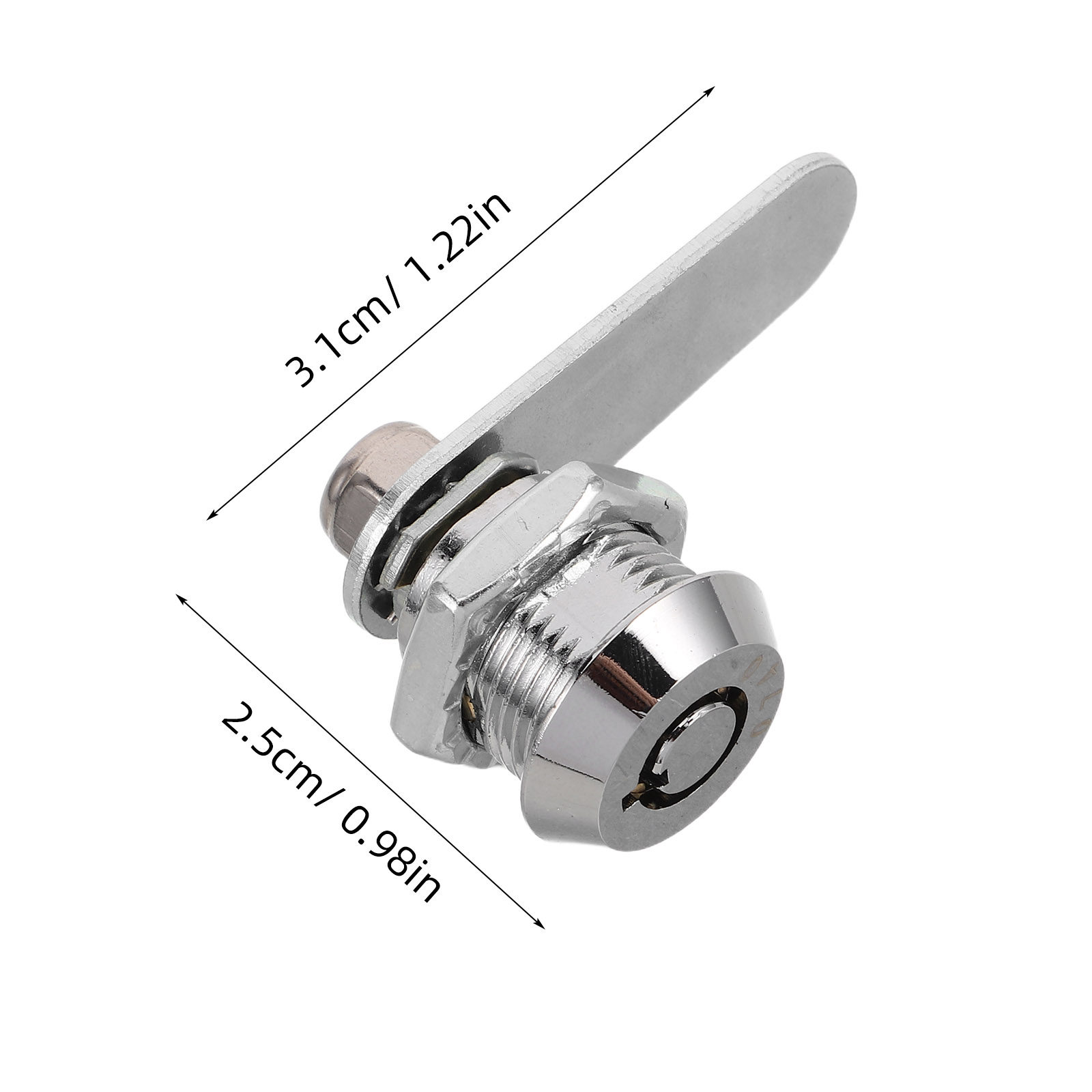 1Set Zinc Alloy Cam Locks Cyli - Furniture Hardware Replacement ulasan dan harga
