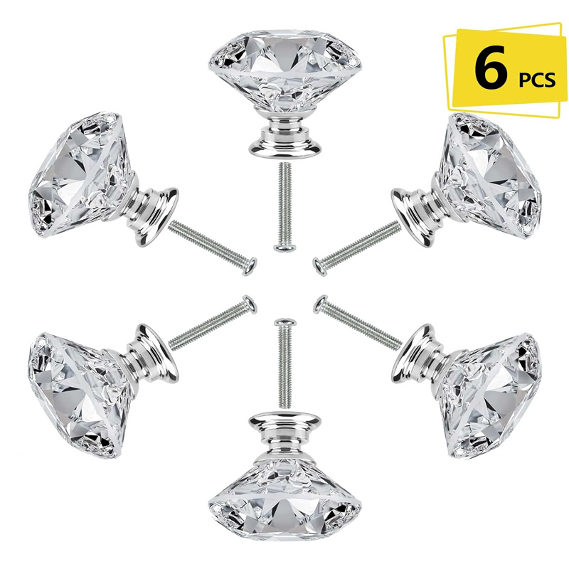 6Pcs Cabinet Knob with Screws  - Furniture Hardware Manufacturers ulasan dan harga