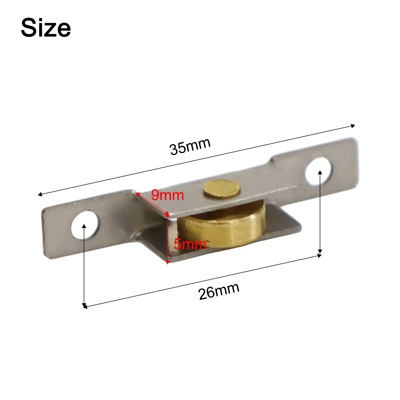 10PCS Window Screen Pulley Sli - Furniture Joinery Hardware ulasan dan harga