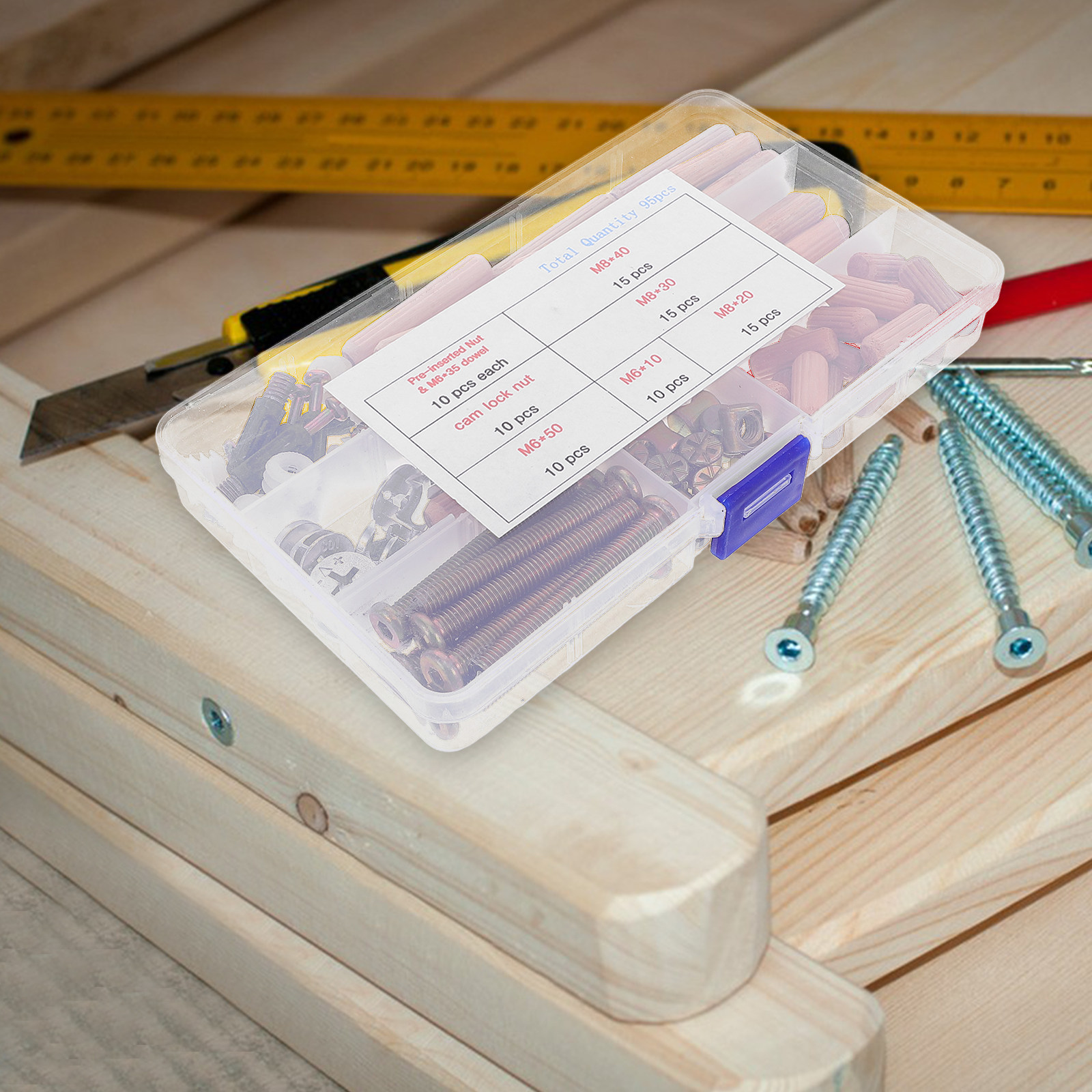 95Pcs Furniture Hardware Set B - Furniture Hardware Replacement ulasan dan harga