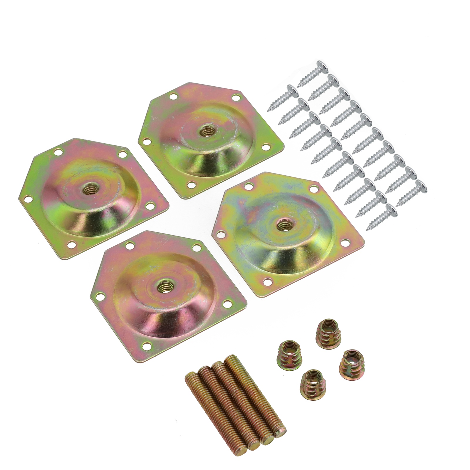 4pcs Angled Wood Legs Fixing P - Furniture Leg Set ulasan dan harga