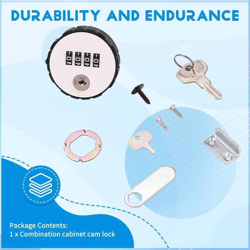 Combination Cabinet Cam Lock 4 - Cabinet Lock Key ulasan dan harga