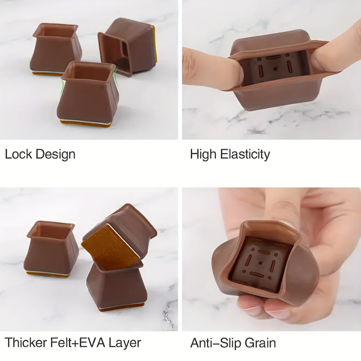 Silicone Edge Wrapped Chair Fo - Furniture Foot Pad ulasan dan harga