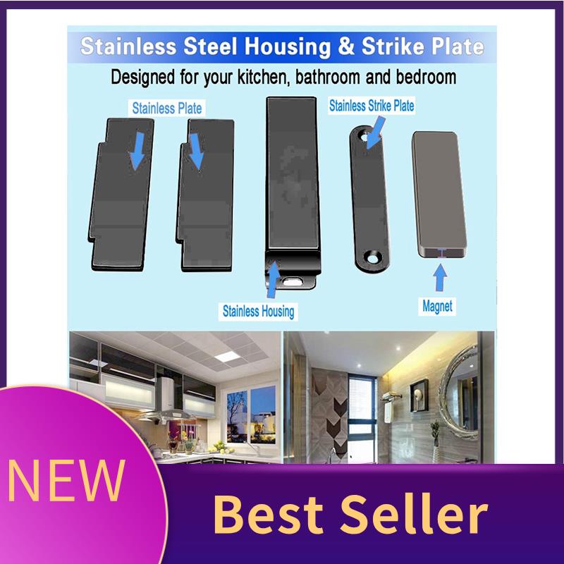 HFES 4-Pack Magnetic Door Catc - Magnetic Catch Door ulasan dan harga
