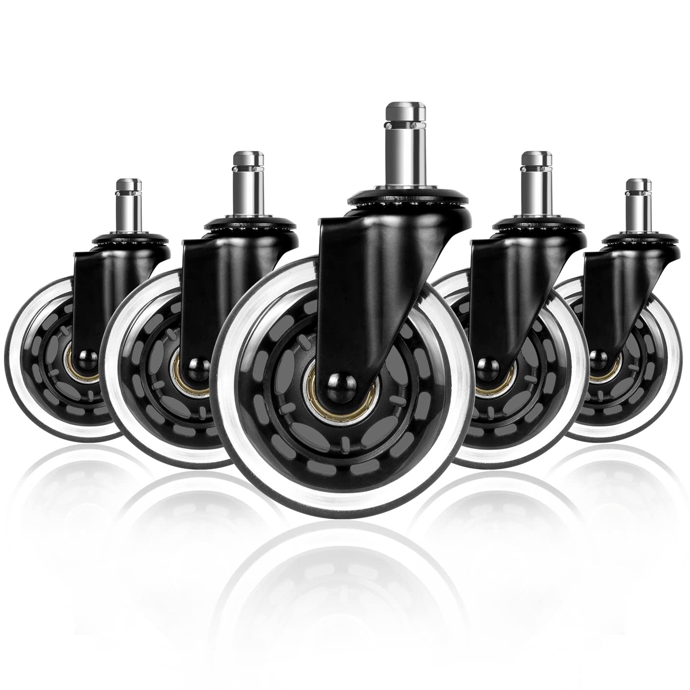 5PCS Universal Mute Caster 50K - Furniture Hardware Replacement ulasan dan harga